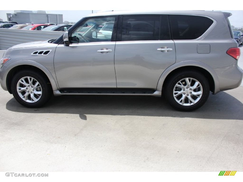 2011 QX 56 - Liquid Platinum / Graphite photo #6