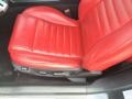 2007 Ford Mustang Black/Red Interior Front Seat Photo