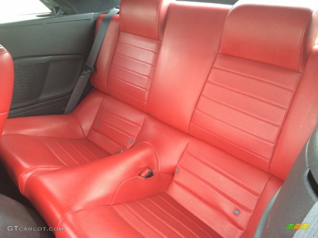 2007 Mustang GT Premium Convertible - Alloy Metallic / Black/Red photo #4