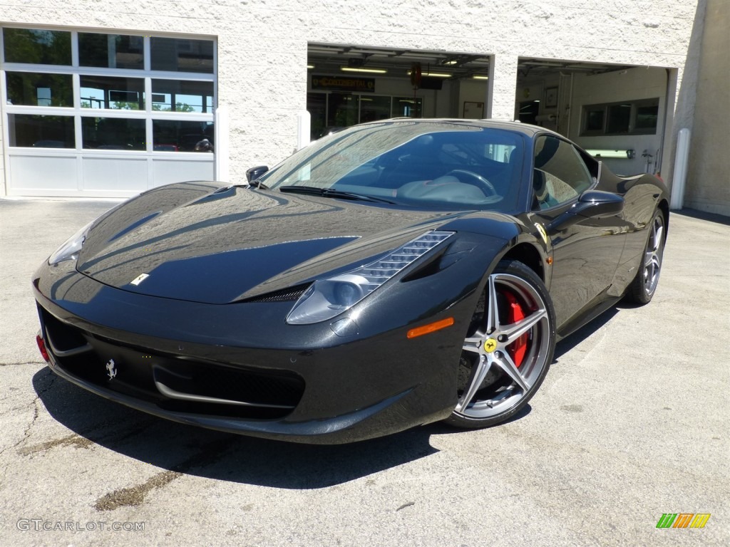 Nero Daytona (Black Metallic) 2013 Ferrari 458 Italia Exterior Photo #94511019