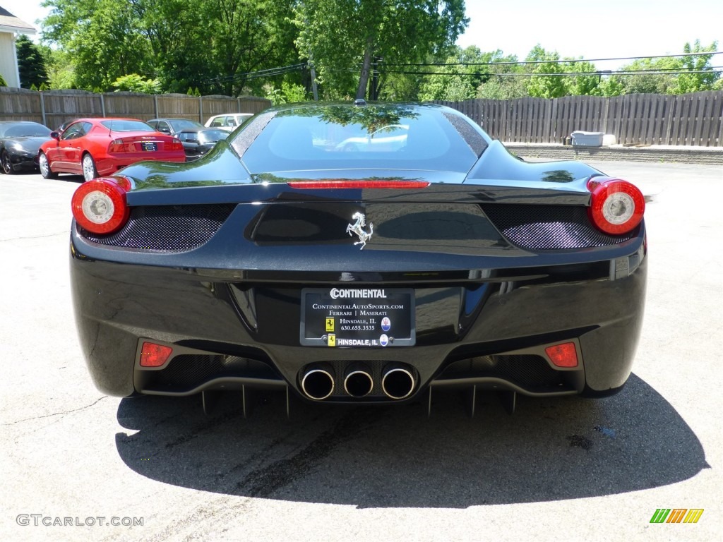 2013 458 Italia - Nero Daytona (Black Metallic) / Nero photo #4