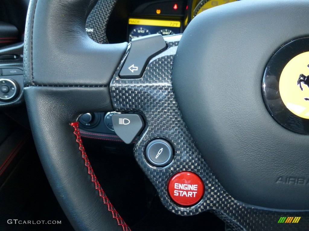 2013 Ferrari 458 Italia Nero Steering Wheel Photo #94511082