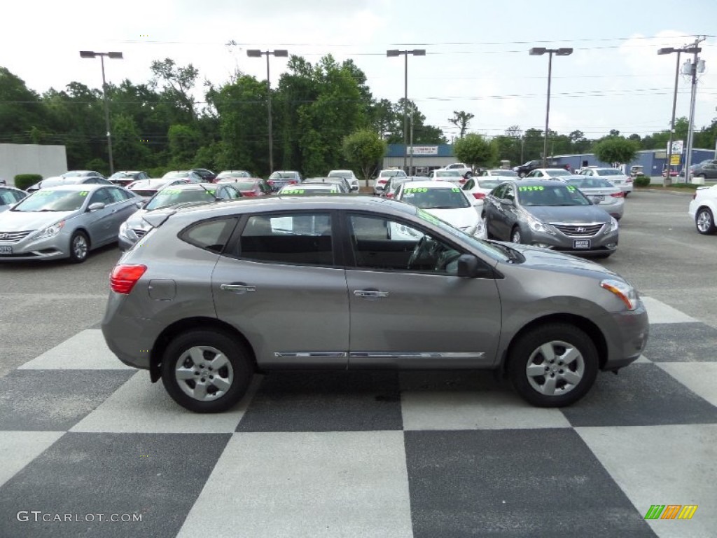 2011 Rogue S AWD - Gotham Gray Metallic / Gray photo #3