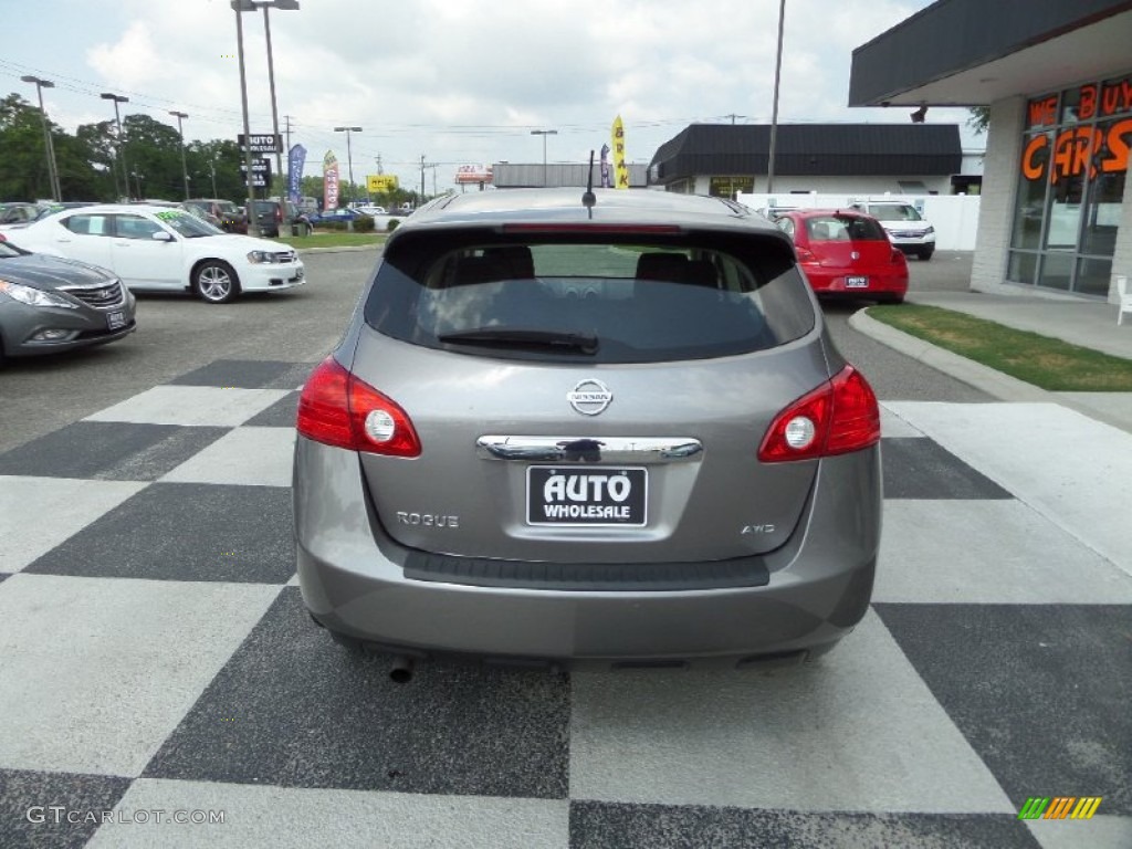 2011 Rogue S AWD - Gotham Gray Metallic / Gray photo #4