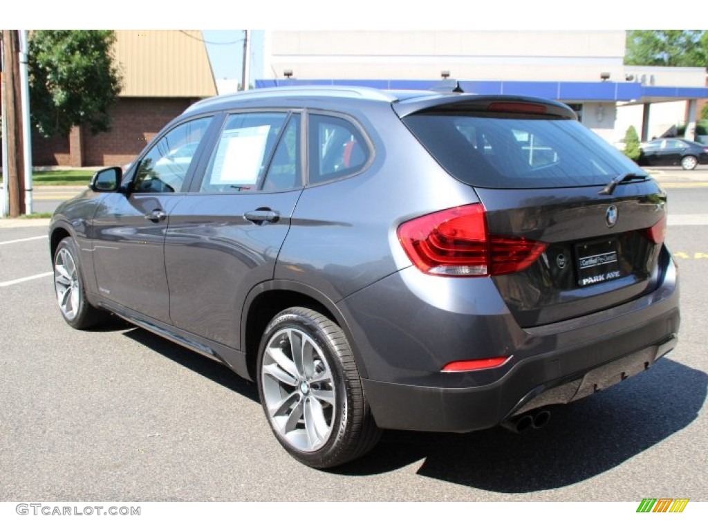 2014 X1 xDrive28i - Mineral Grey Metallic / Black/Grey-Red photo #5