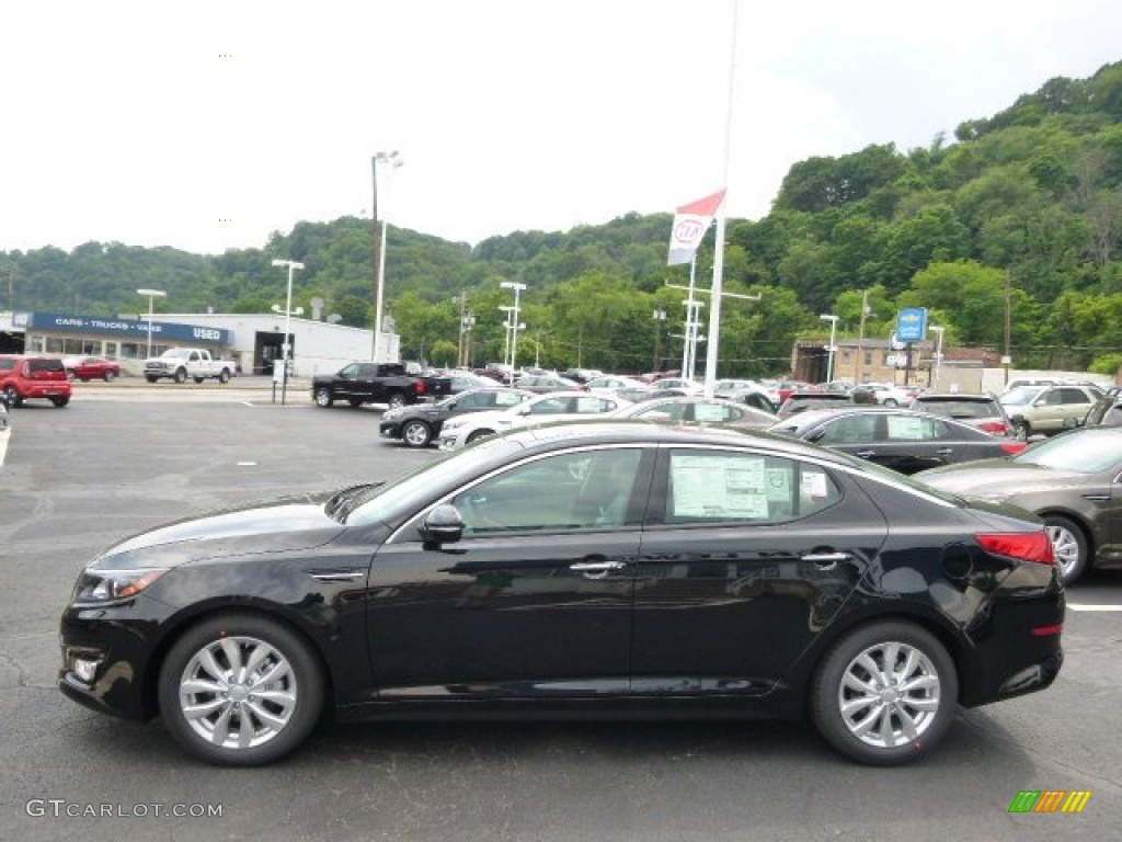 Ebony Black 2015 Kia Optima EX Exterior Photo #94514213