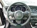 2015 Kia Optima Gray Interior Steering Wheel Photo