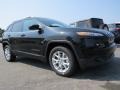 2014 Brilliant Black Crystal Pearl Jeep Cherokee Latitude  photo #4