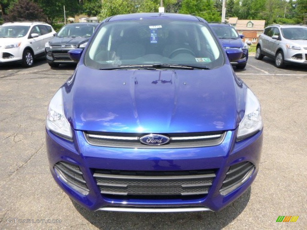 2014 Escape SE 1.6L EcoBoost 4WD - Deep Impact Blue / Charcoal Black photo #6