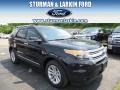 2014 Tuxedo Black Ford Explorer XLT 4WD  photo #1