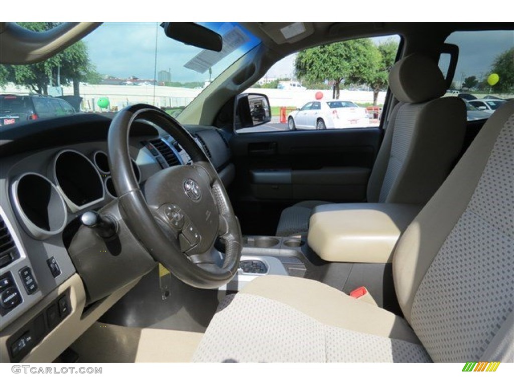 2007 Tundra SR5 Double Cab 4x4 - Super White / Graphite Gray photo #11