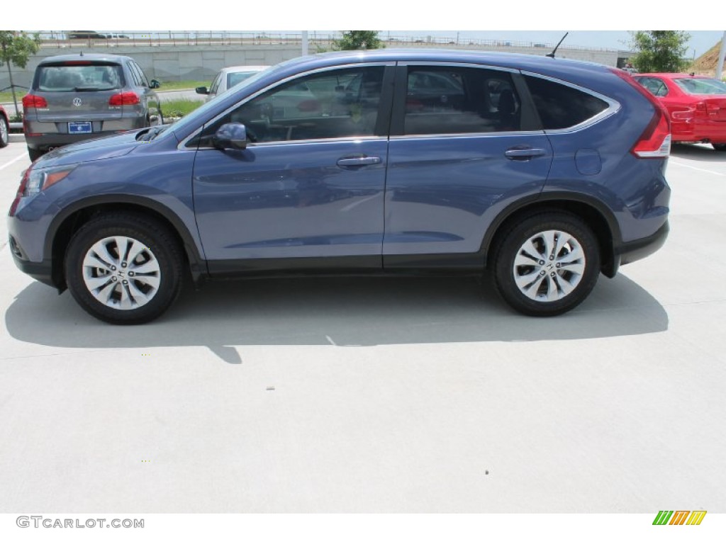 2013 CR-V EX - Twilight Blue Metallic / Gray photo #4