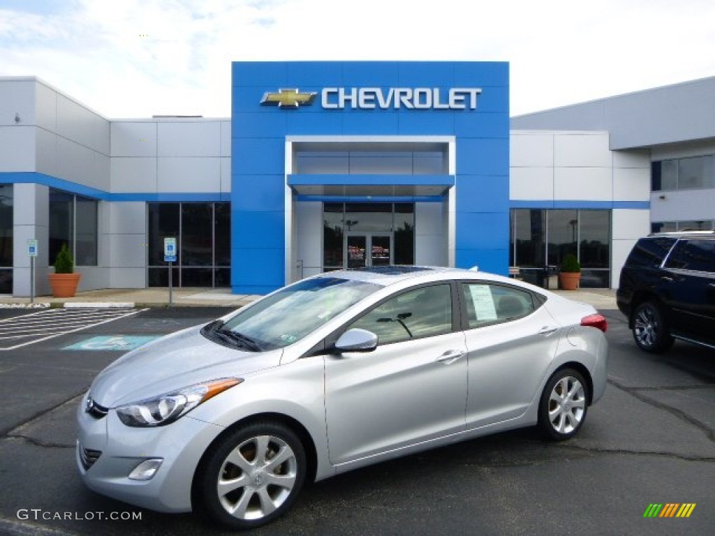 2012 Elantra Limited - Silver / Gray photo #1