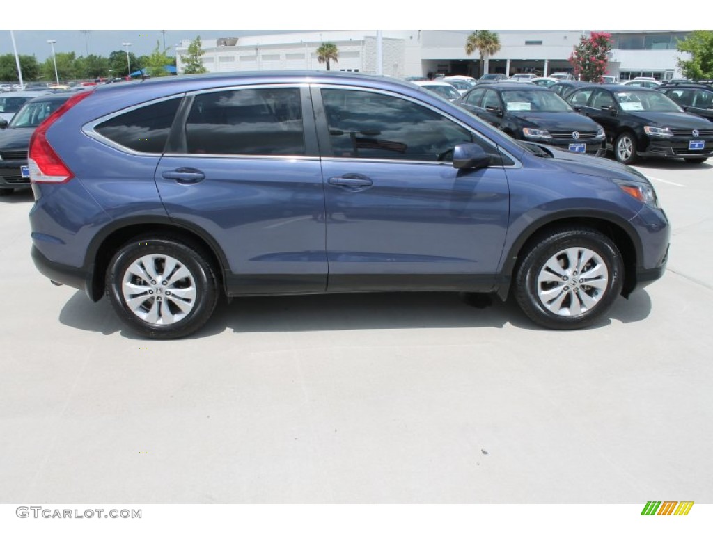 2013 CR-V EX - Twilight Blue Metallic / Gray photo #9