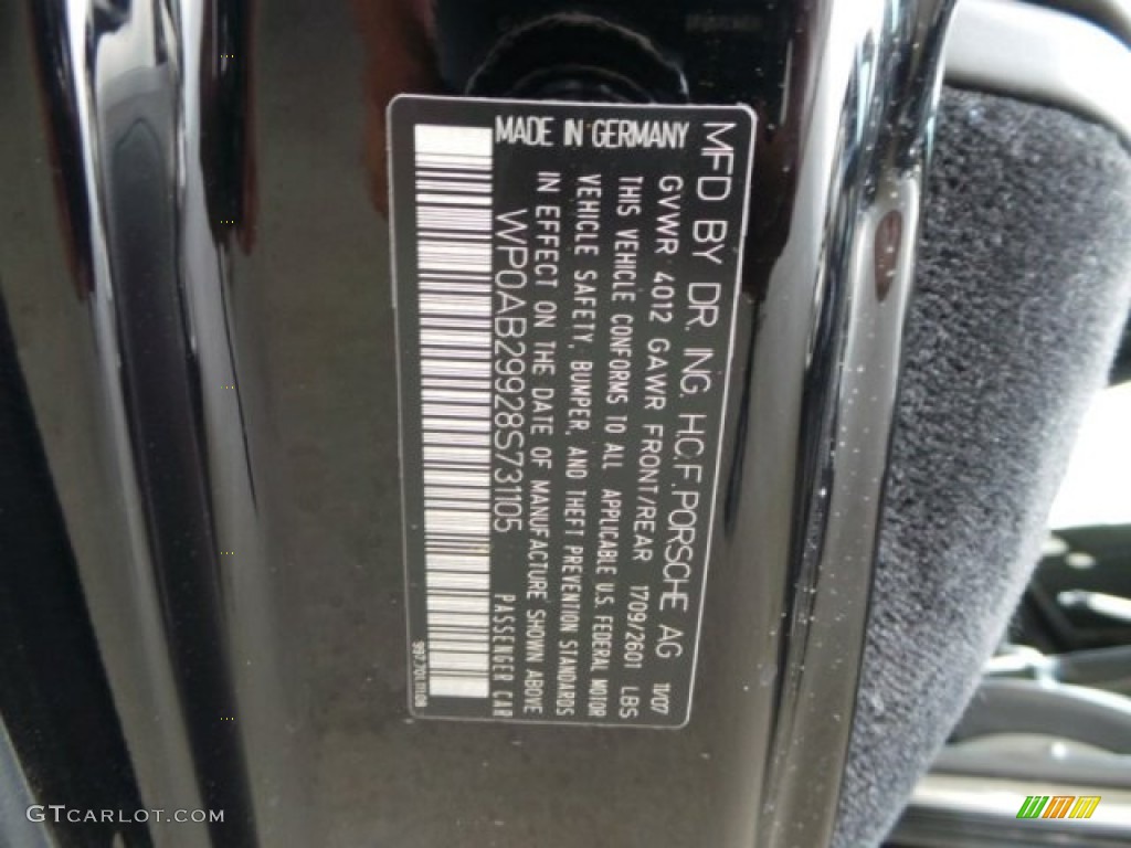 2008 911 Carrera S Coupe - Black / Black photo #41