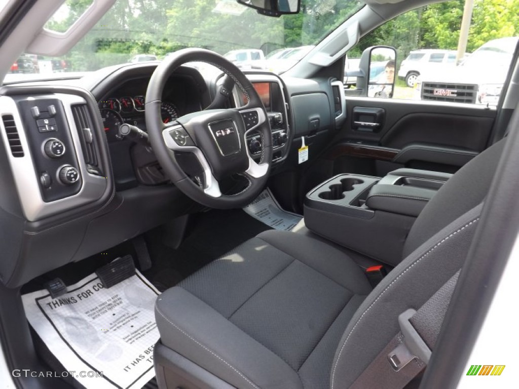 2015 GMC Sierra 3500HD SLE Crew Cab 4x4 Dual Rear Wheel Interior Color Photos