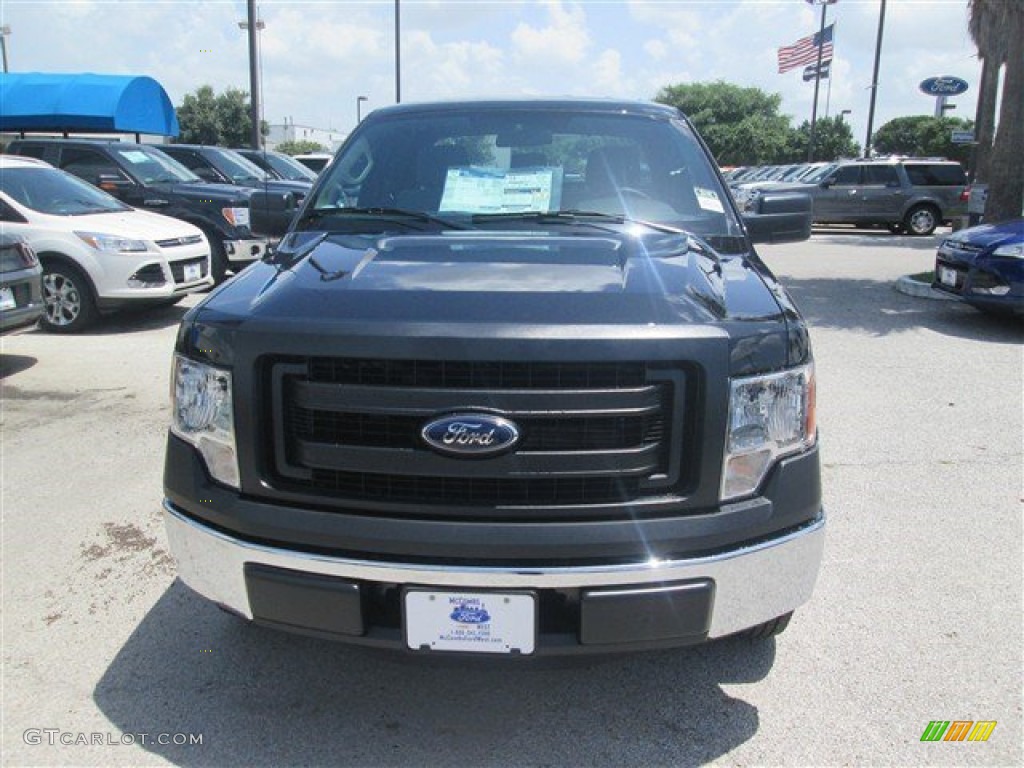 2014 F150 XL SuperCab - Tuxedo Black / Steel Grey photo #1