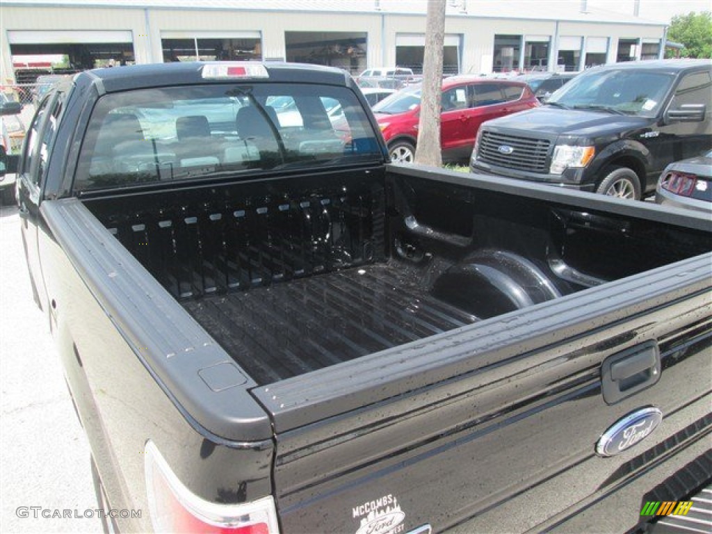 2014 F150 XL SuperCab - Tuxedo Black / Steel Grey photo #6