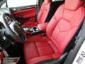 Black/Carrera Red Front Seat Photo for 2014 Porsche Cayenne #94522560