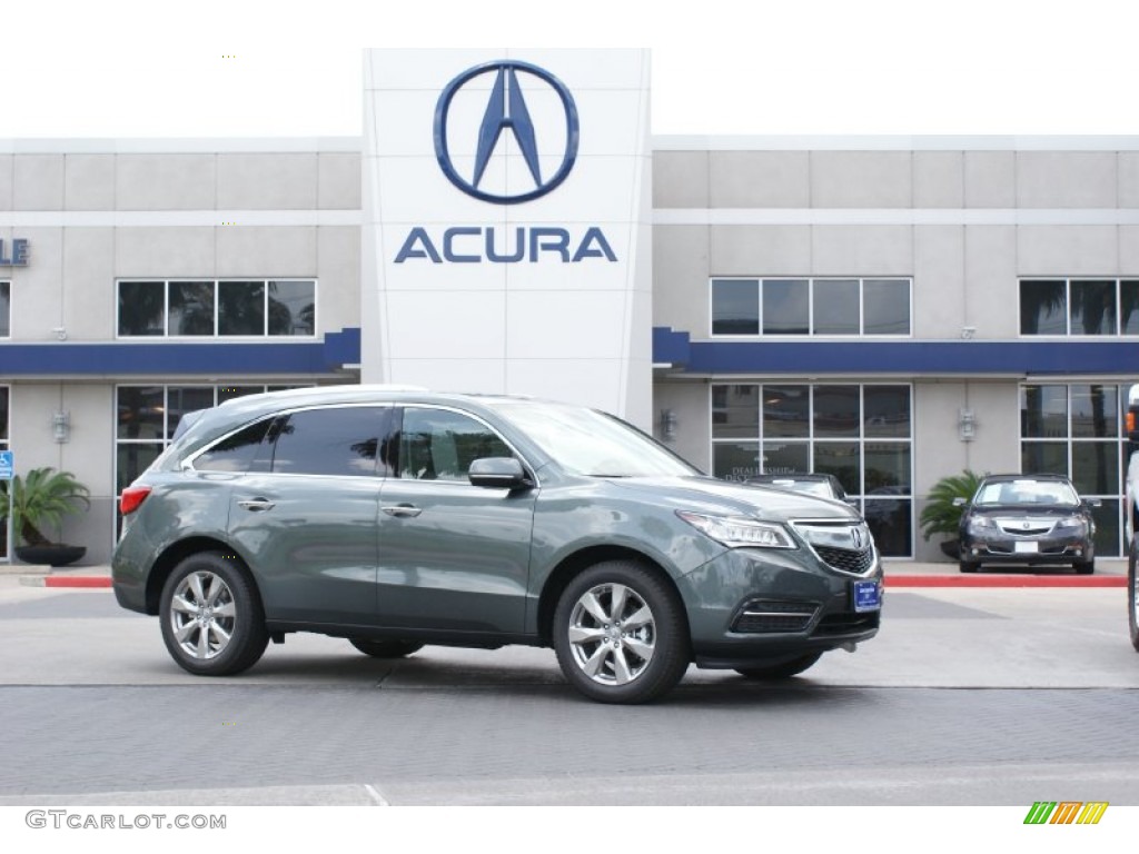 Forest Mist Metallic Acura MDX