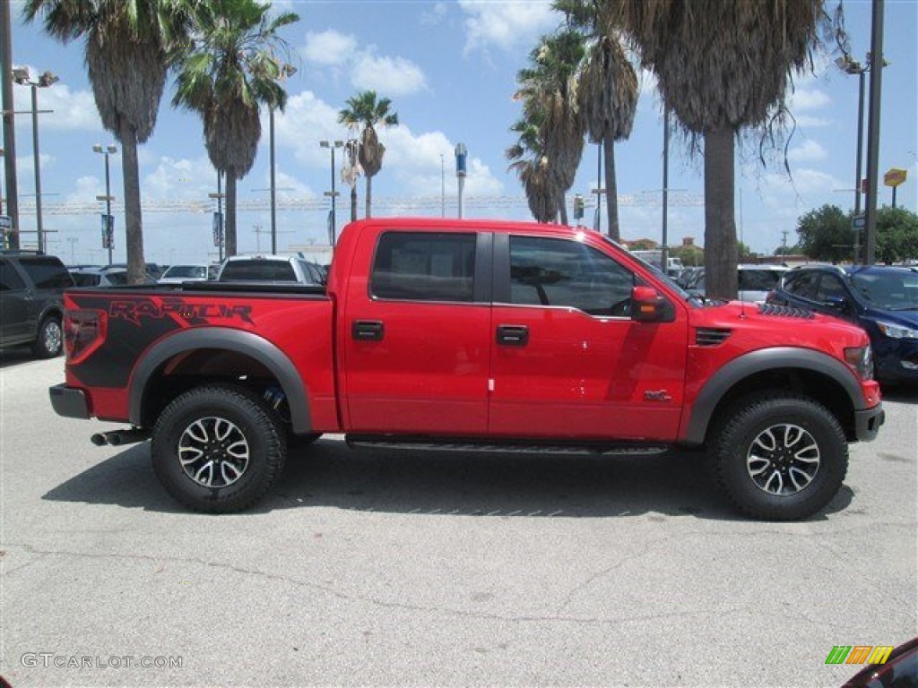 Race Red 2014 Ford F150 SVT Raptor SuperCrew 4x4 Exterior Photo #94523523