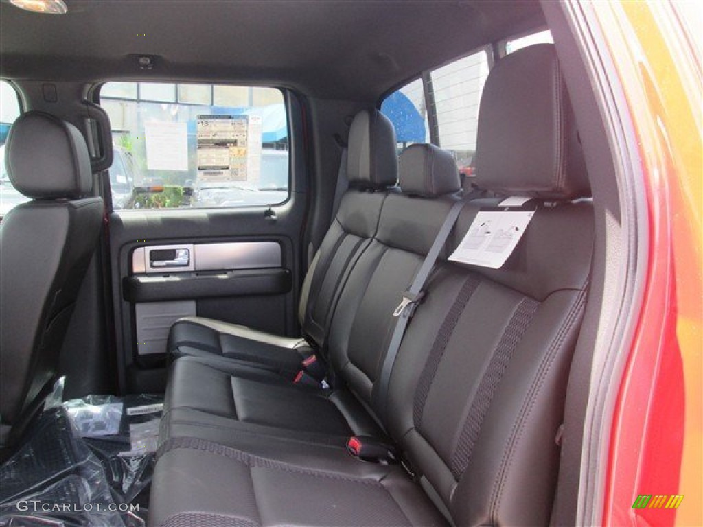 2014 Ford F150 SVT Raptor SuperCrew 4x4 Rear Seat Photo #94523784