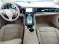 2014 Porsche Panamera Luxor Beige Interior Dashboard Photo