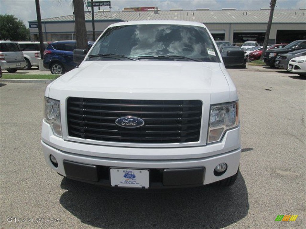 2014 F150 STX SuperCab - Oxford White / Black photo #1
