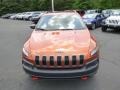 2014 Mango Tango Pearl Coat Jeep Cherokee Trailhawk 4x4  photo #3