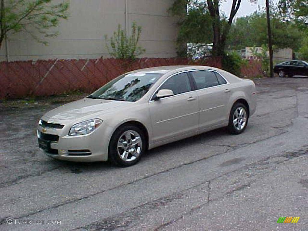 2009 Malibu LT Sedan - Gold Mist Metallic / Ebony photo #1