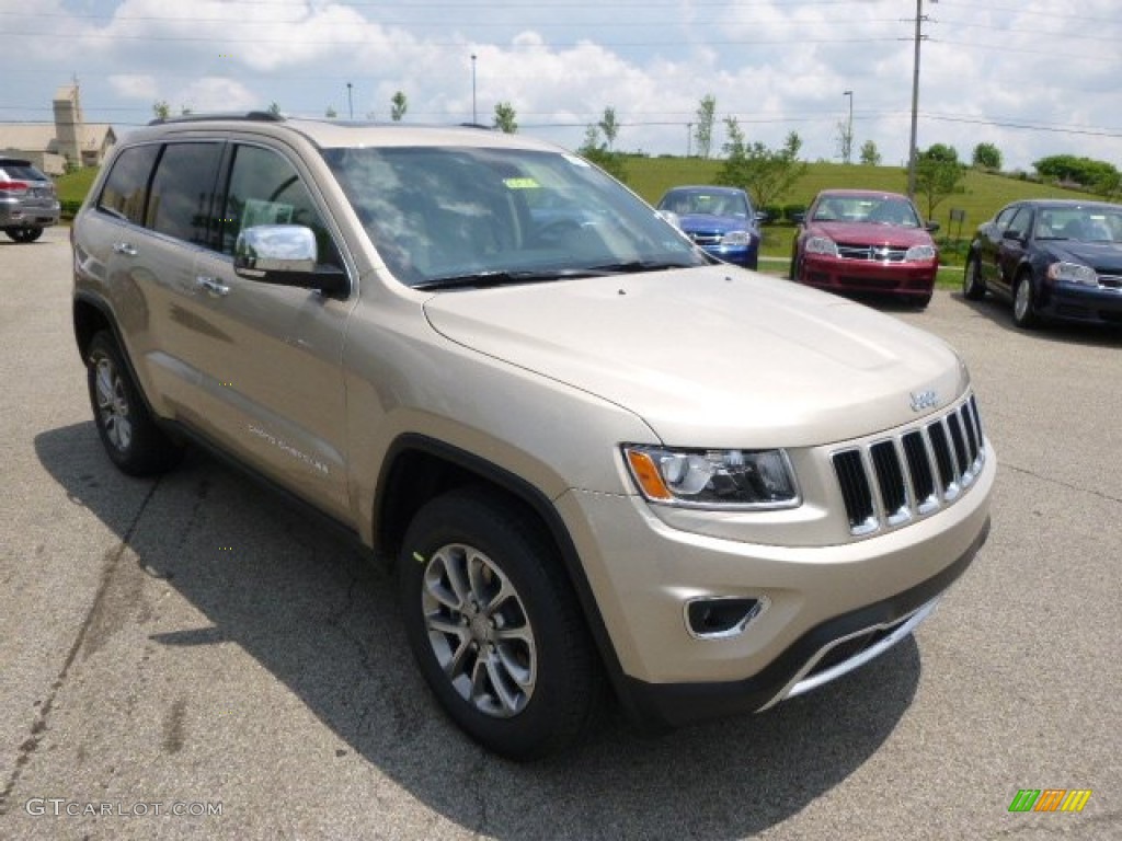 2014 Grand Cherokee Limited 4x4 - Cashmere Pearl / New Zealand Black/Light Frost photo #4