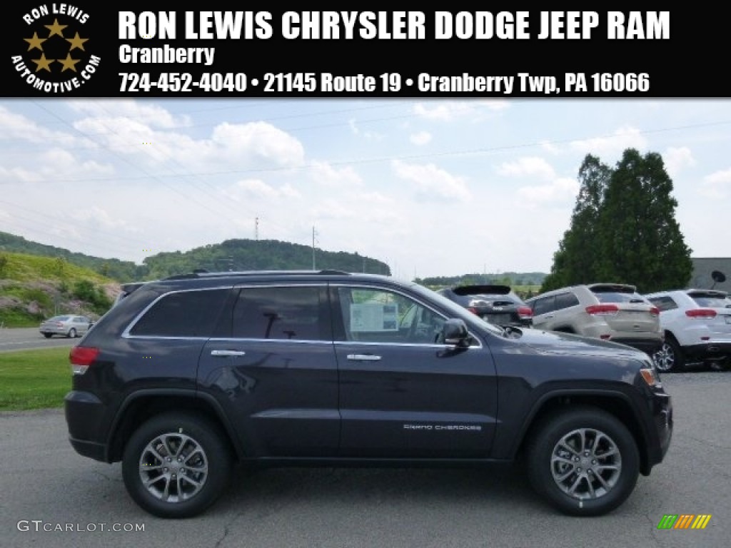 2014 Grand Cherokee Limited 4x4 - Maximum Steel Metallic / New Zealand Black/Light Frost photo #1