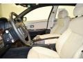 2007 BMW 7 Series Cream Beige Interior Front Seat Photo