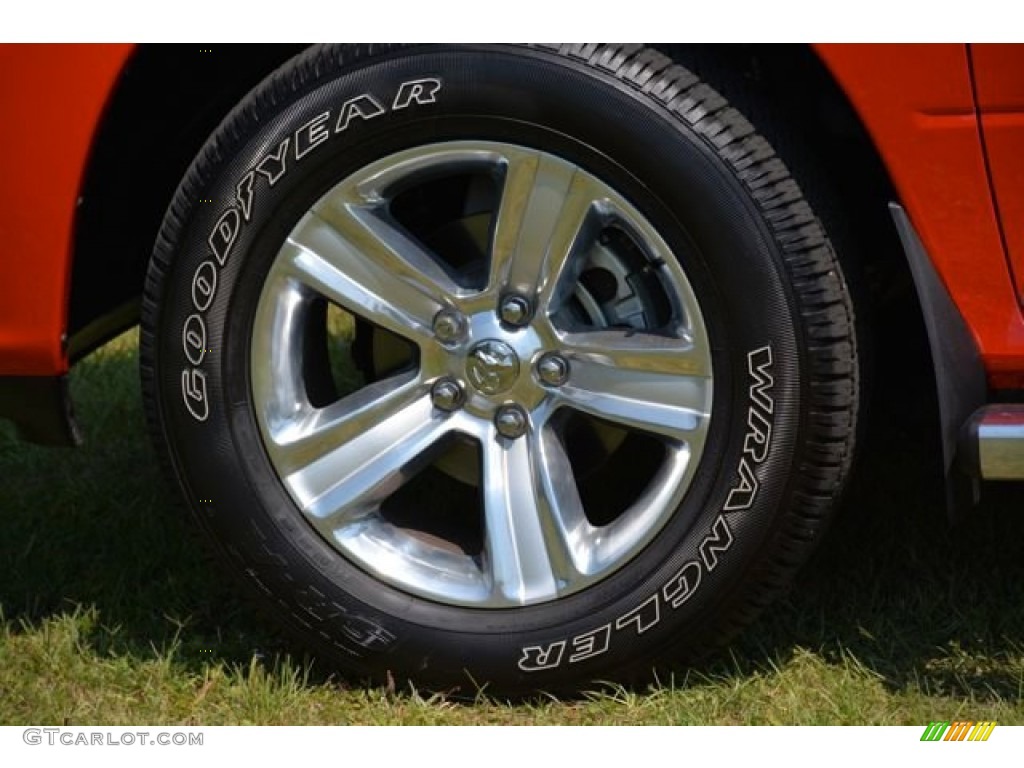 2014 1500 Sport Crew Cab 4x4 - Flame Red / Black photo #10