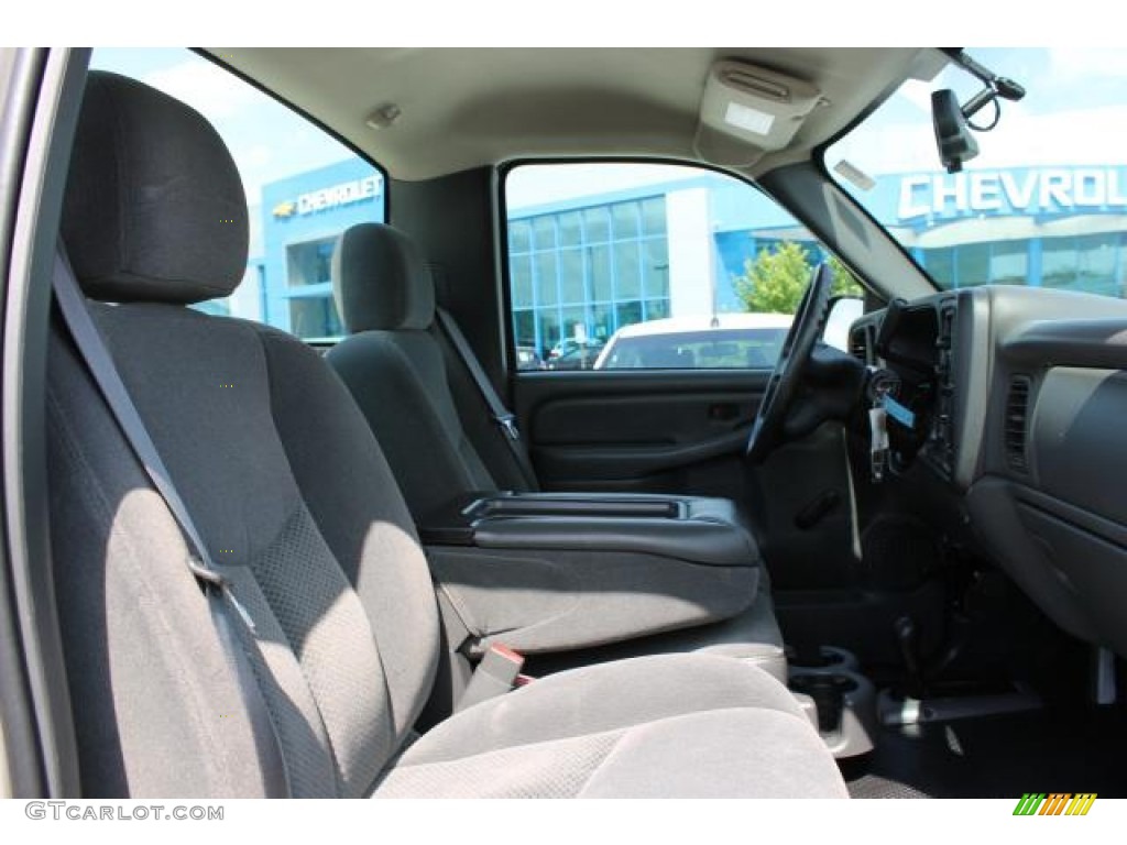 2006 Silverado 1500 Work Truck Regular Cab 4x4 - Silver Birch Metallic / Dark Charcoal photo #9