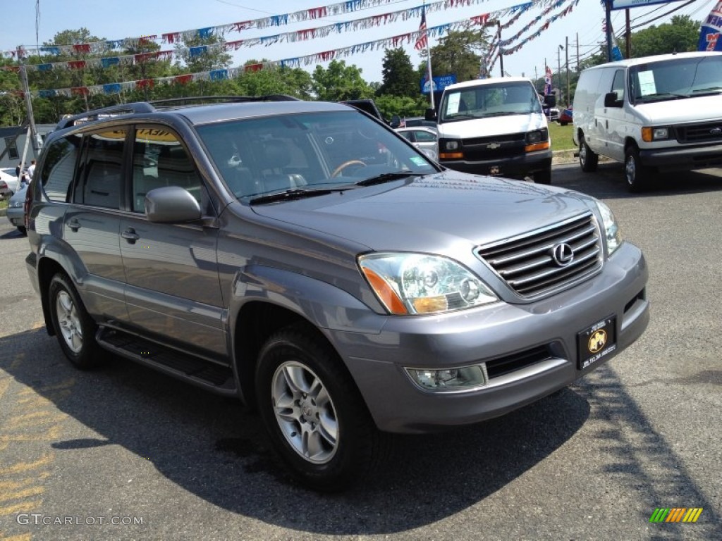 2004 GX 470 - Blue Meridian Pearl / Dark Gray photo #5