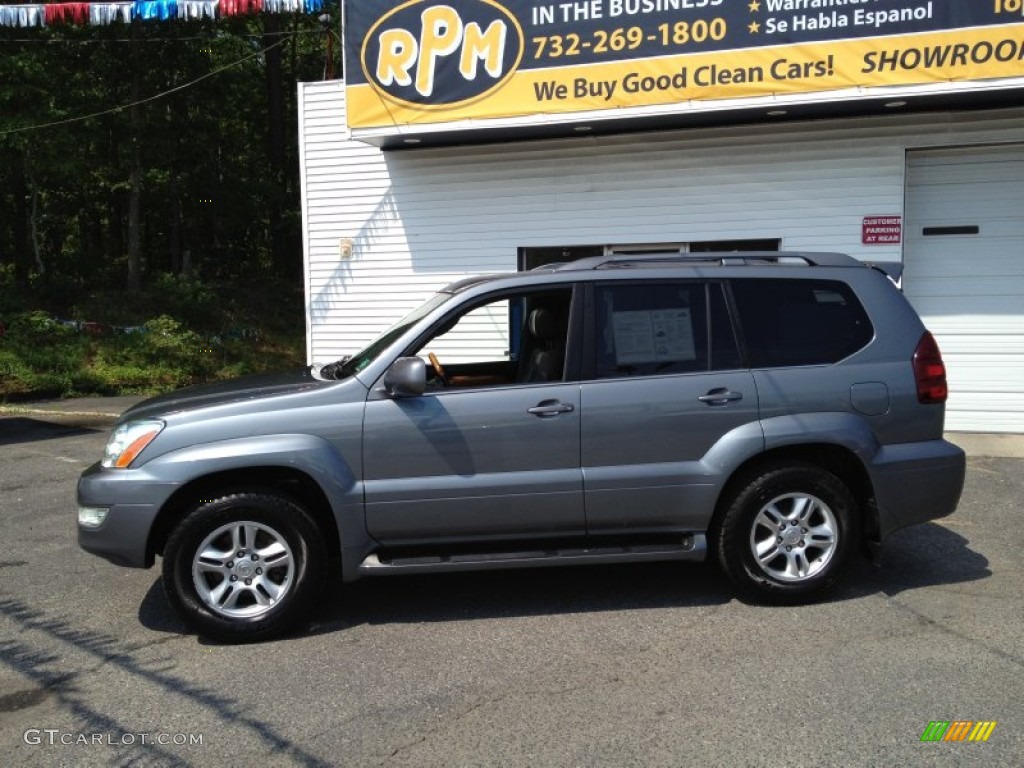 2004 GX 470 - Blue Meridian Pearl / Dark Gray photo #13
