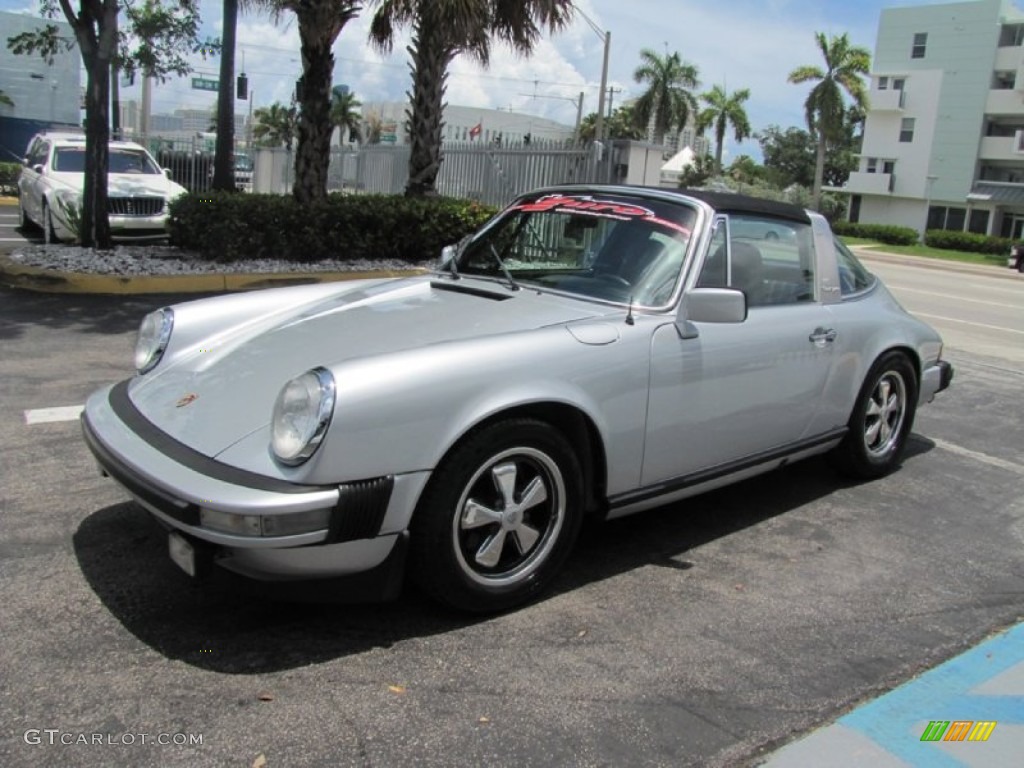 1976 911 S Targa - Silver Metallic / Black photo #1