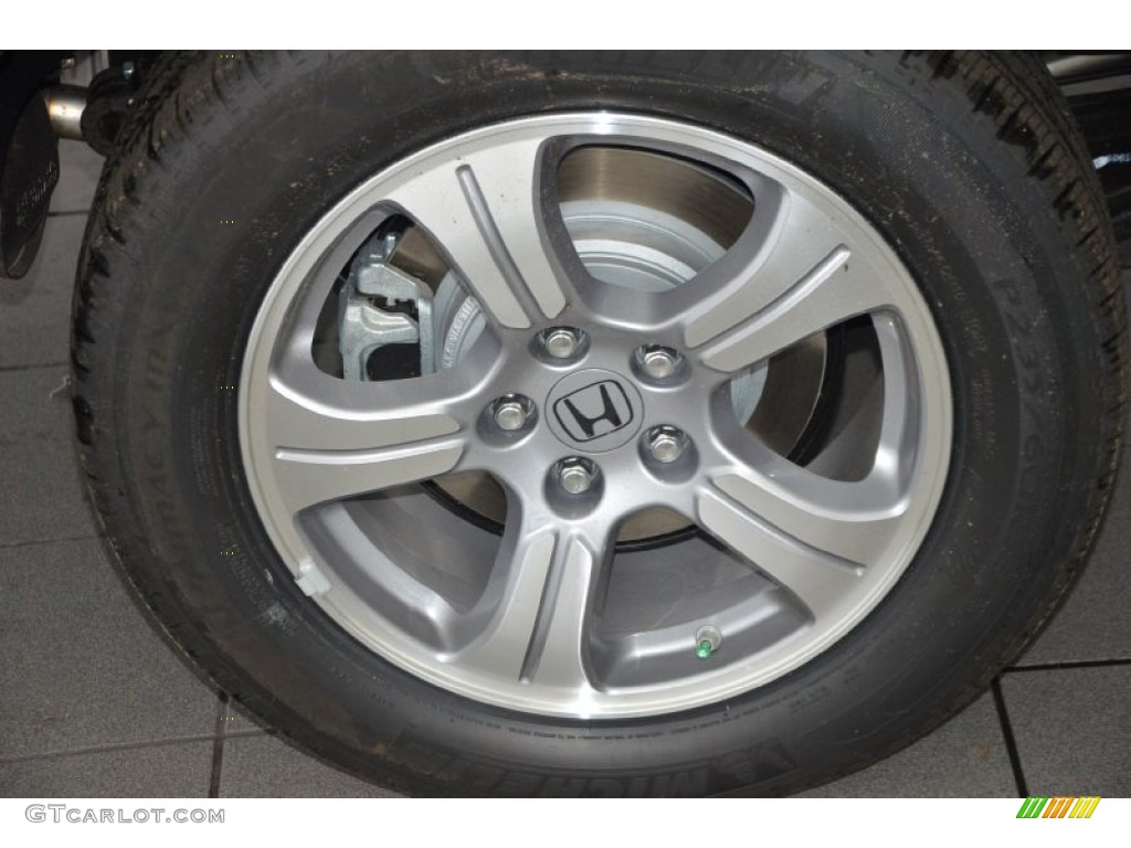 2015 Pilot EX-L 4WD - Crystal Black Pearl / Gray photo #4