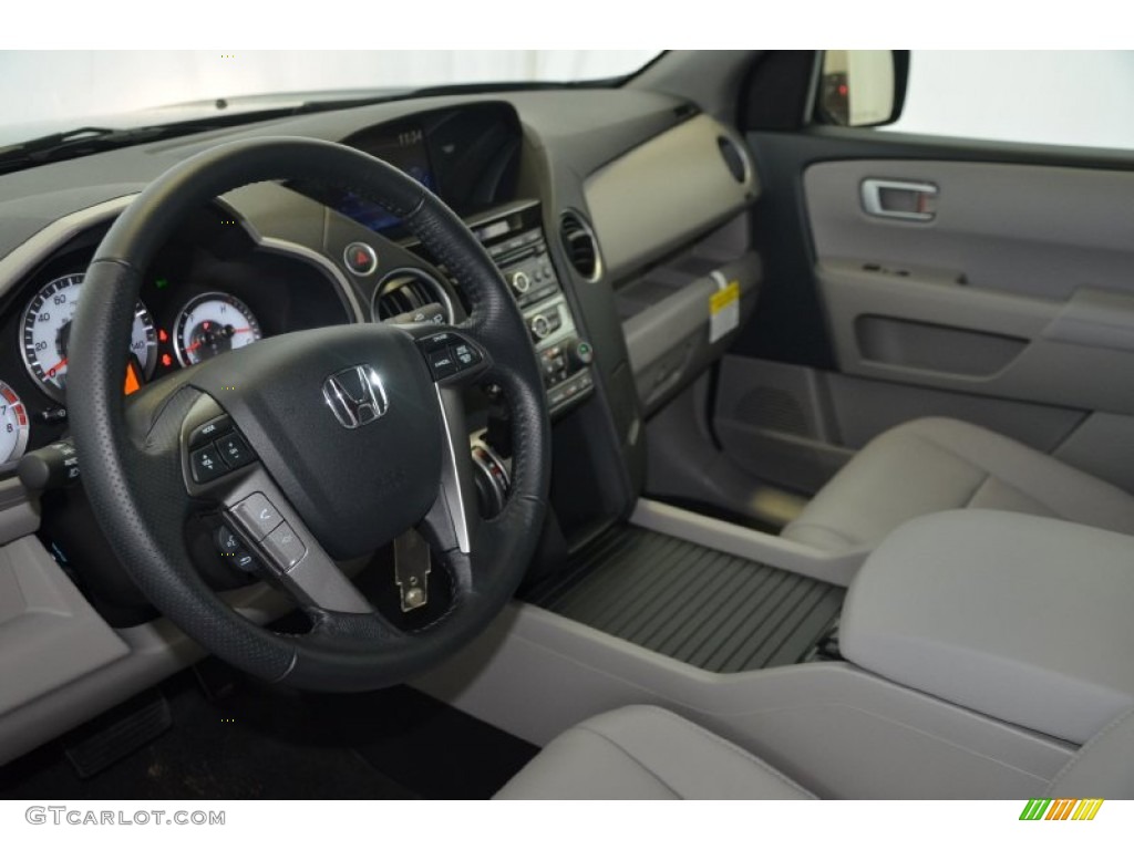 Gray Interior 2015 Honda Pilot EX-L 4WD Photo #94532424
