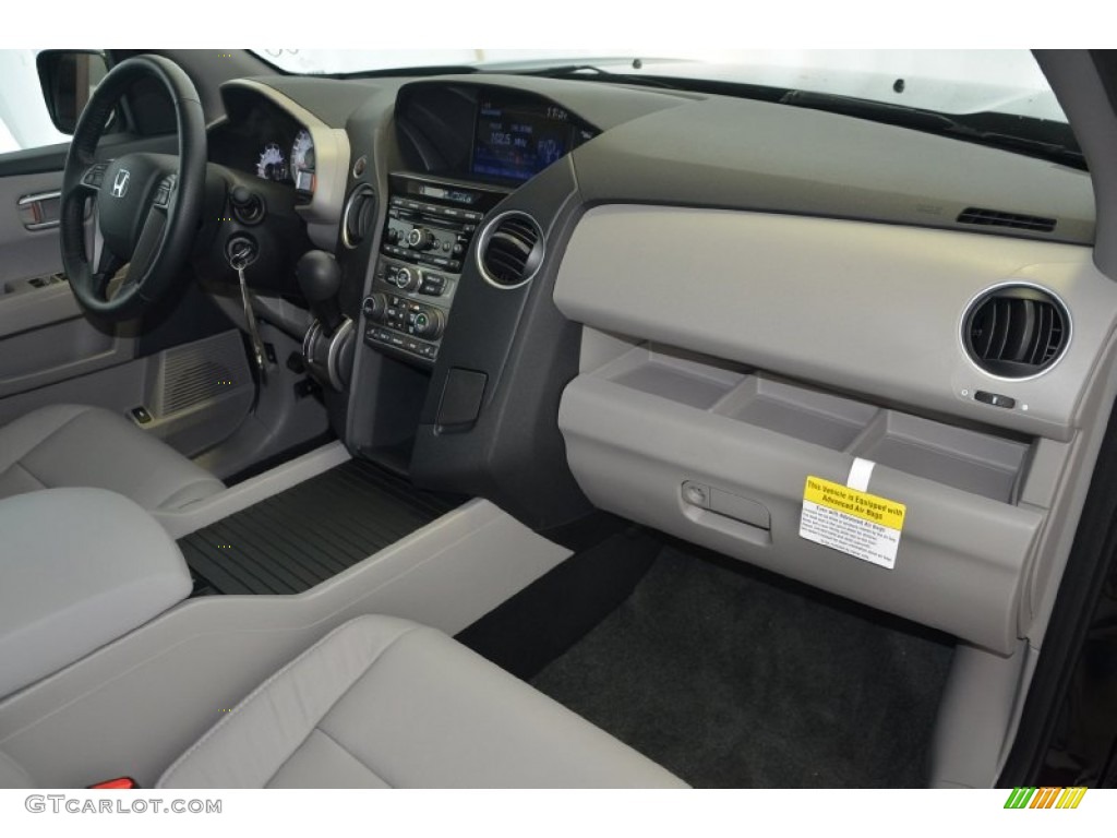 2015 Honda Pilot EX-L 4WD Gray Dashboard Photo #94532856