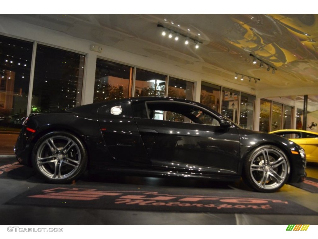 2011 R8 5.2 FSI quattro - Phantom Black Pearl Effect / Black Fine Nappa Leather photo #20