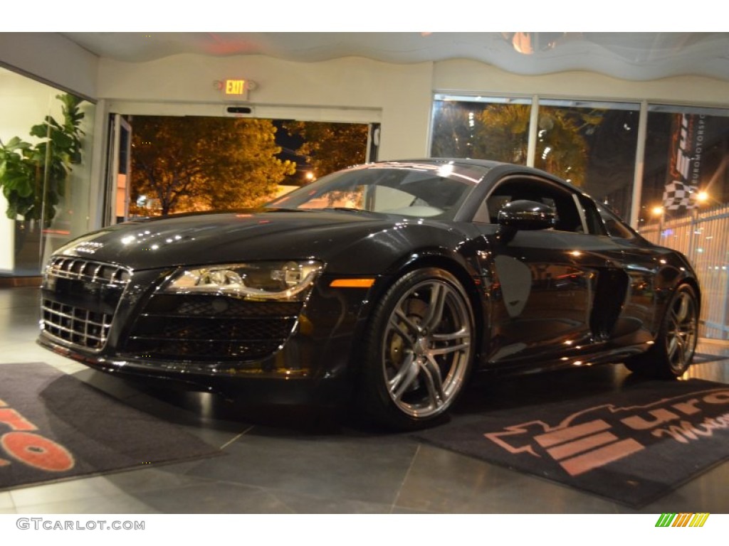 2011 R8 5.2 FSI quattro - Phantom Black Pearl Effect / Black Fine Nappa Leather photo #21