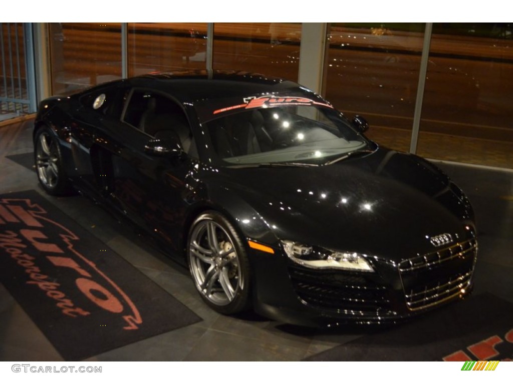 2011 R8 5.2 FSI quattro - Phantom Black Pearl Effect / Black Fine Nappa Leather photo #26