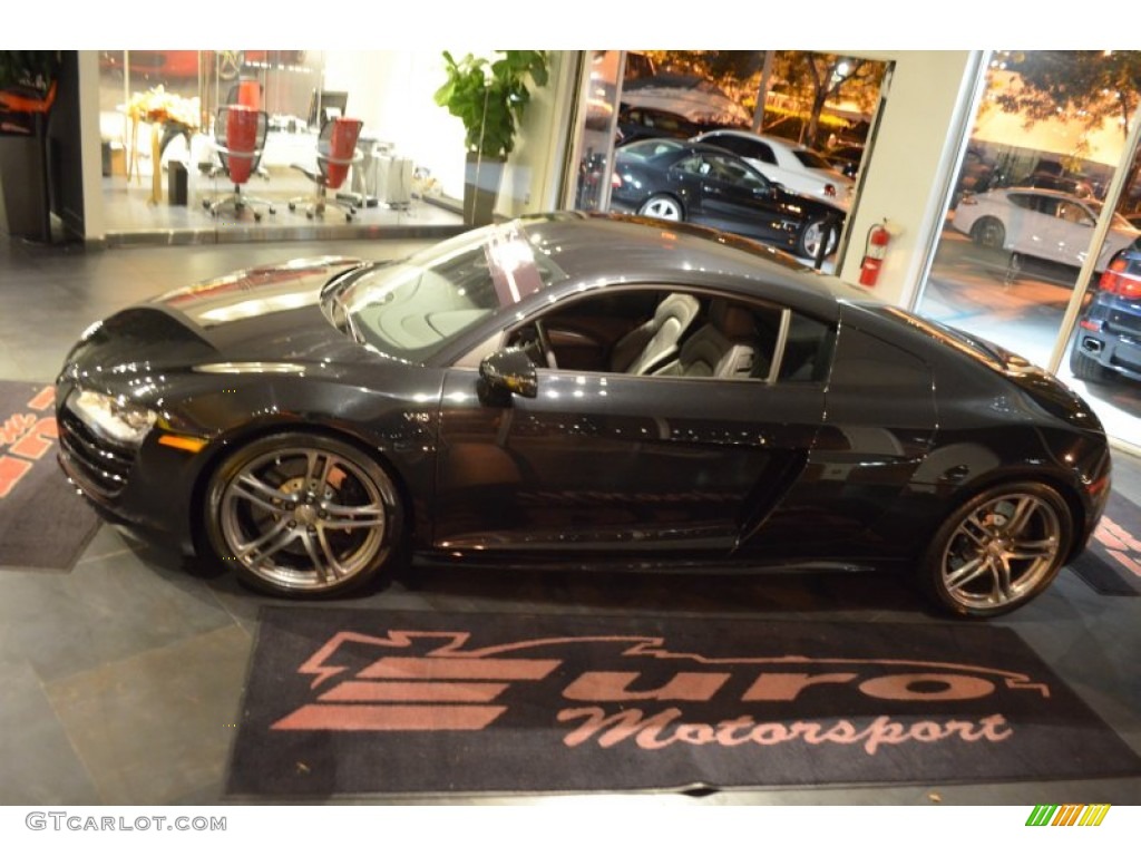 2011 R8 5.2 FSI quattro - Phantom Black Pearl Effect / Black Fine Nappa Leather photo #27