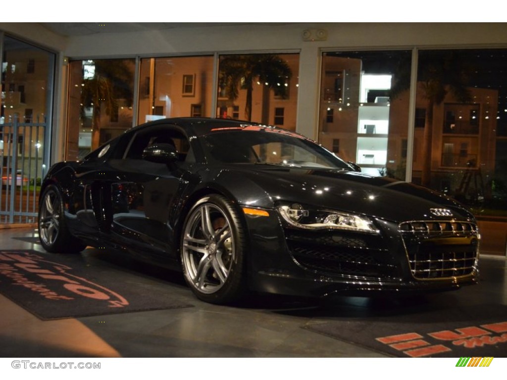 2011 R8 5.2 FSI quattro - Phantom Black Pearl Effect / Black Fine Nappa Leather photo #29