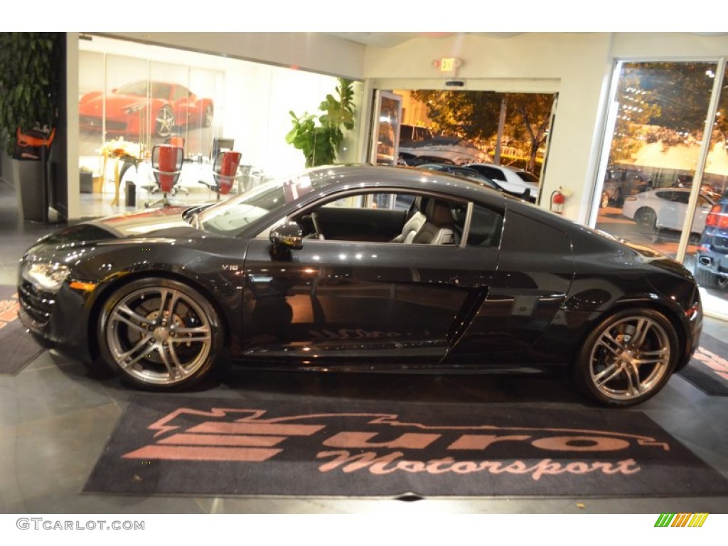 2011 R8 5.2 FSI quattro - Phantom Black Pearl Effect / Black Fine Nappa Leather photo #30