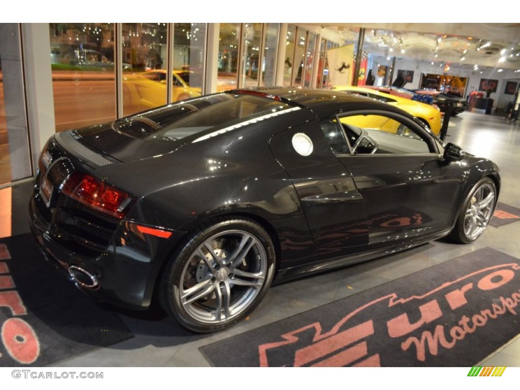 2011 R8 5.2 FSI quattro - Phantom Black Pearl Effect / Black Fine Nappa Leather photo #33