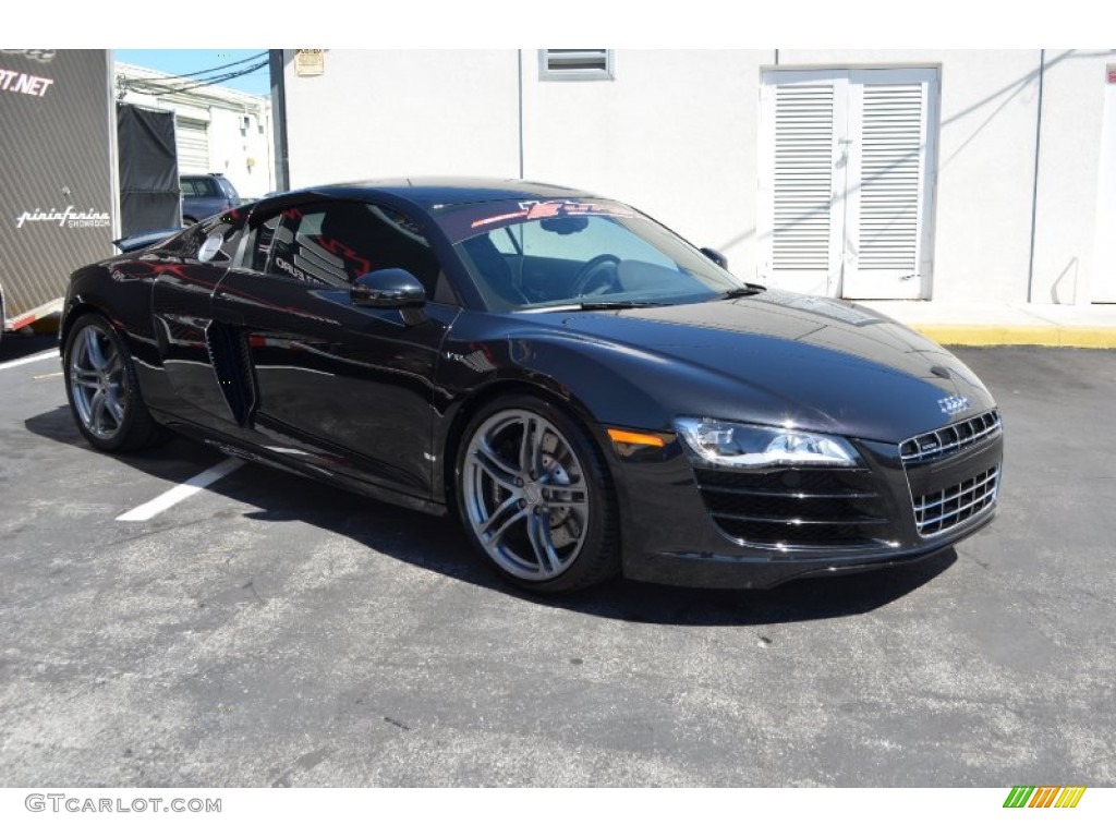 2011 R8 5.2 FSI quattro - Phantom Black Pearl Effect / Black Fine Nappa Leather photo #37