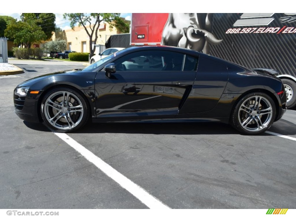 2011 R8 5.2 FSI quattro - Phantom Black Pearl Effect / Black Fine Nappa Leather photo #38